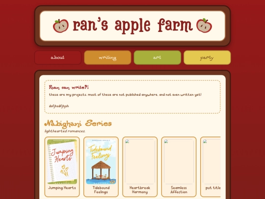 writing screenshot