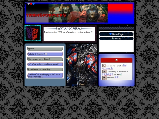 Transformers screenshot