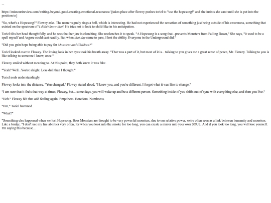 posts/Fanfiction/Toriels-Spelunking-Adventure/draftdraft screenshot