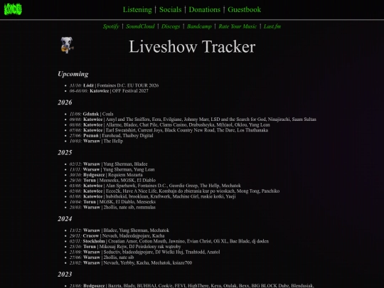 listening screenshot