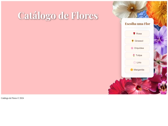 catlogoflores screenshot
