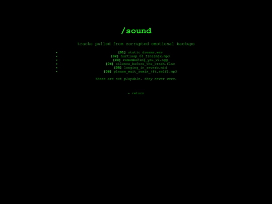 sound screenshot