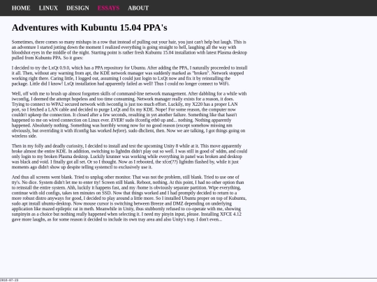 essays/kubuntuppa screenshot
