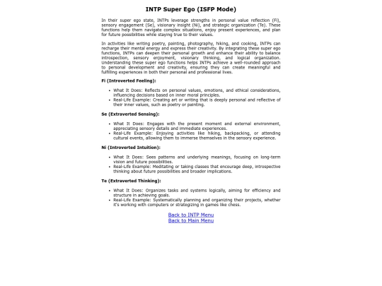 INTPsuperego screenshot
