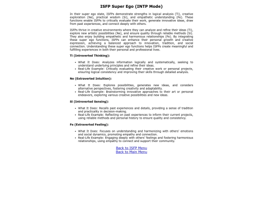 ISFPsuperego screenshot