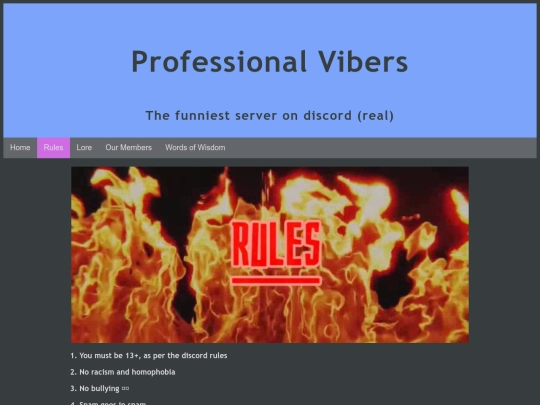 rules screenshot