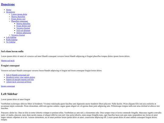 left-sidebar screenshot