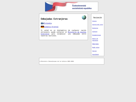 es/embajadas screenshot