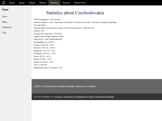 statistics screenshot