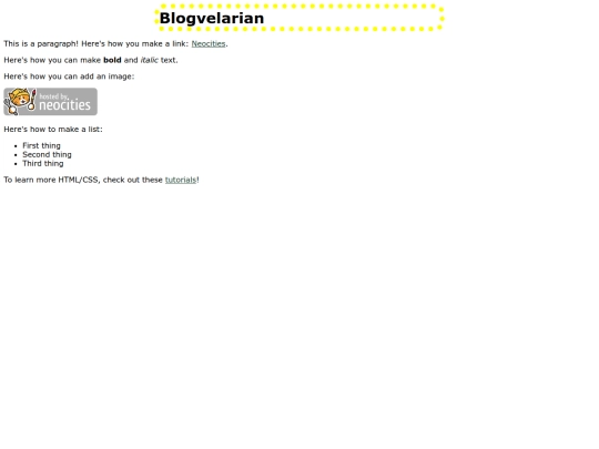 blog screenshot