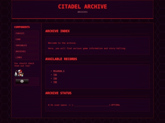 ARCHIVES screenshot