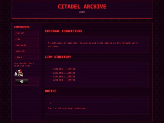LINKS screenshot