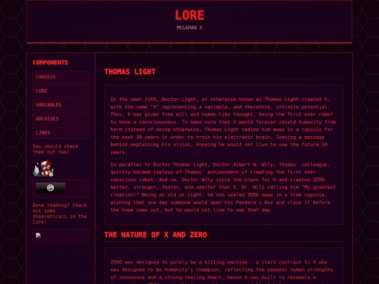 LORE screenshot