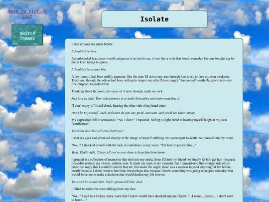 fics/isolate screenshot