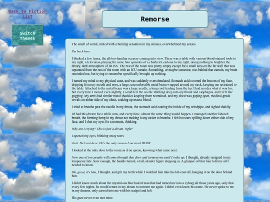 fics/remorse screenshot