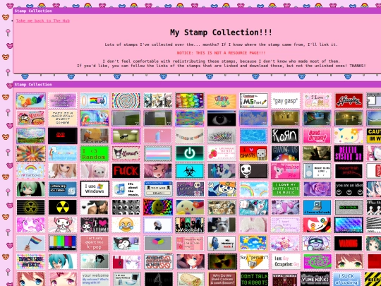 stampspage screenshot