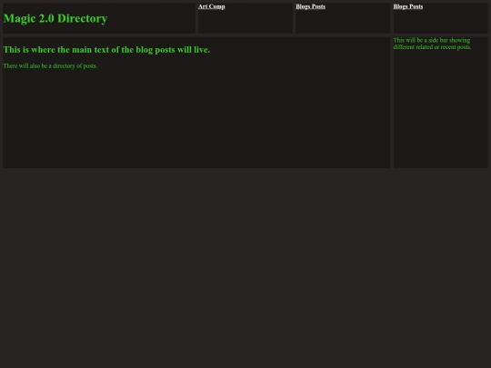 bloglayout screenshot