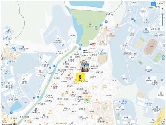 경기대정문지도 screenshot