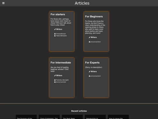 articles screenshot