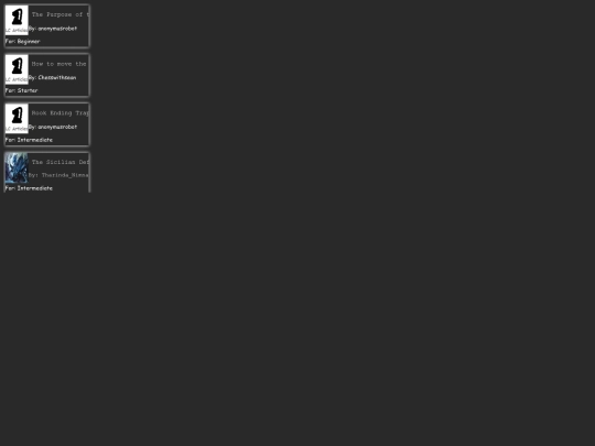 articles/list screenshot
