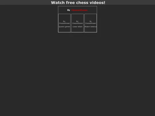 videos screenshot