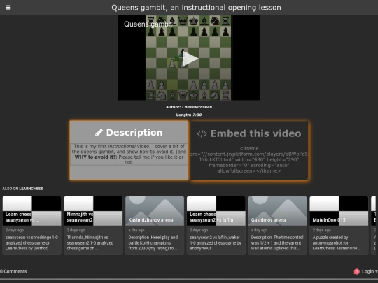 videos/Queensgambit screenshot