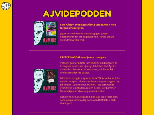 ajvidepodden screenshot