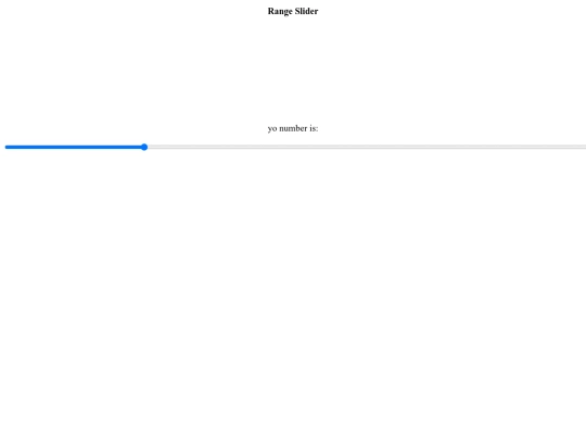 html/rangeSlider screenshot