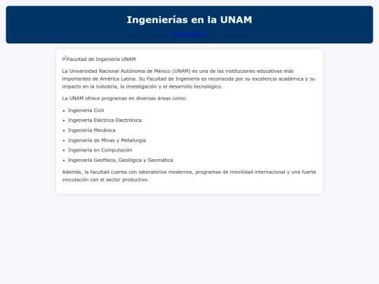 unam screenshot