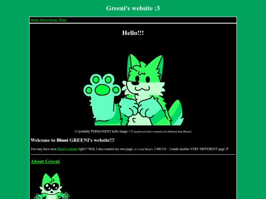 greeni screenshot