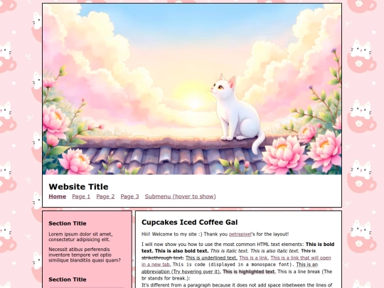 index screenshot