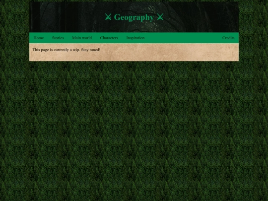 html pages/geography screenshot
