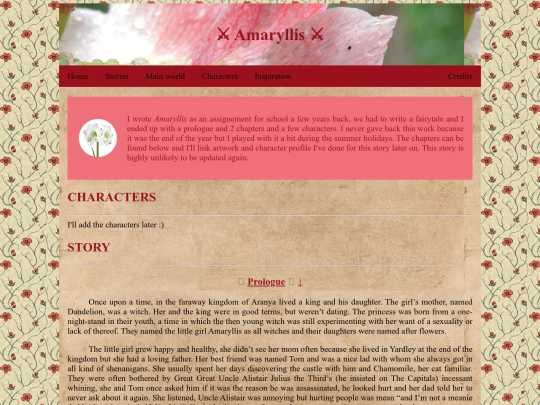 html pages/stories/amaryllis-home screenshot