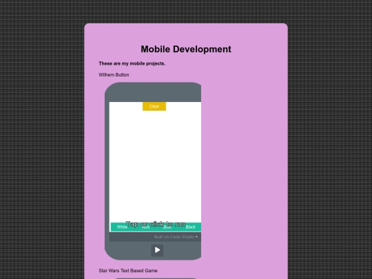 MobileDev screenshot