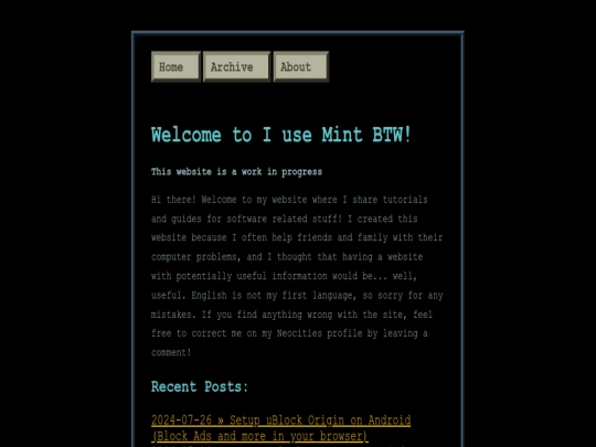 index screenshot
