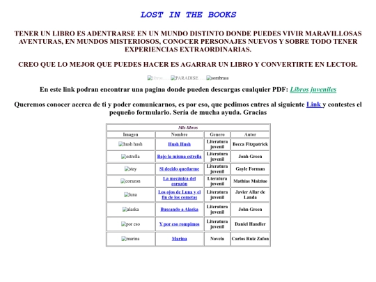 index screenshot