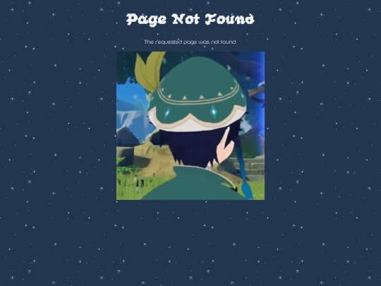 not_found screenshot