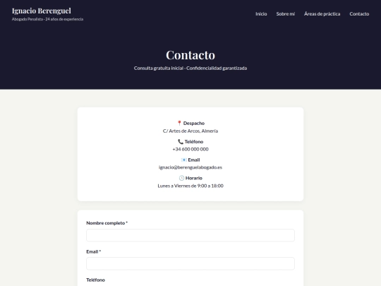 contacto screenshot