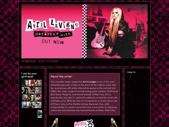 music/avril-lavigne screenshot