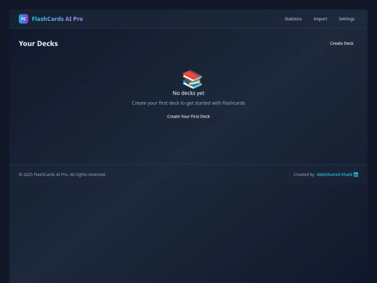 Flashcards Creator /minimal-test screenshot