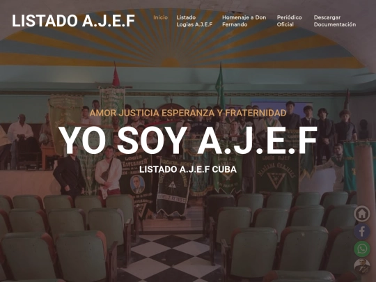 listadoajef screenshot