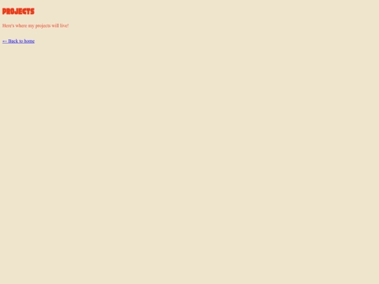 projects screenshot