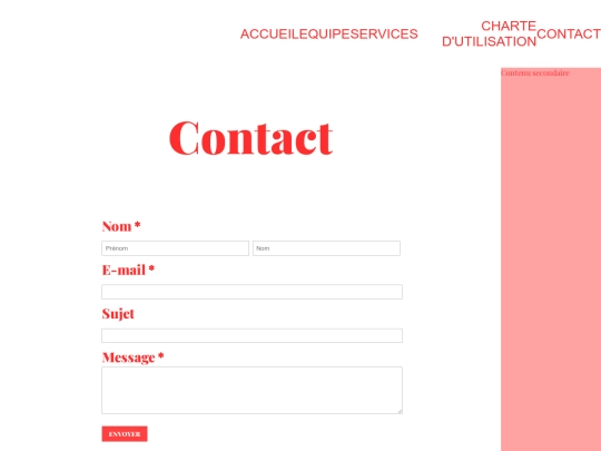 page-contact screenshot