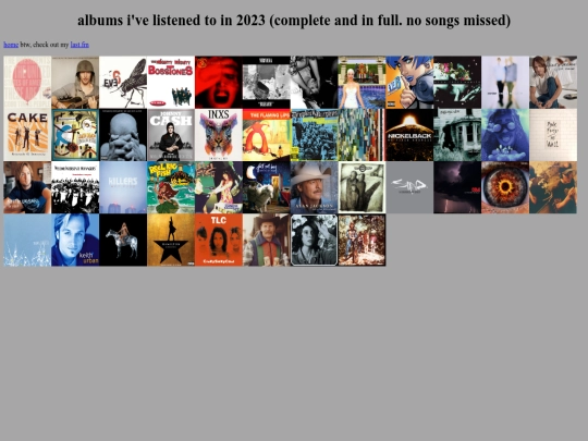 albums screenshot
