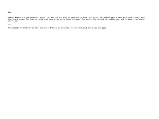 about/bio screenshot