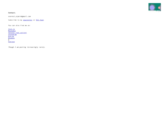about/contact screenshot