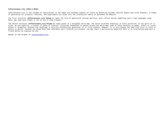 info/inflor screenshot