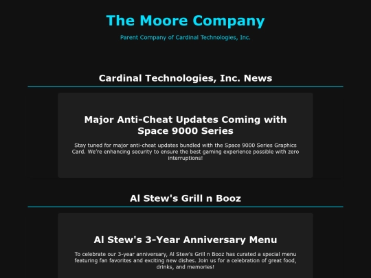 TheMooreCompany screenshot