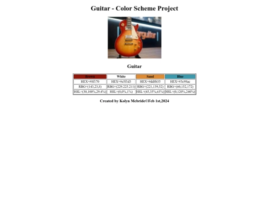 color-scheme-project screenshot