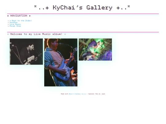 gallery/live-music screenshot